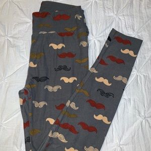 Mustache leggings